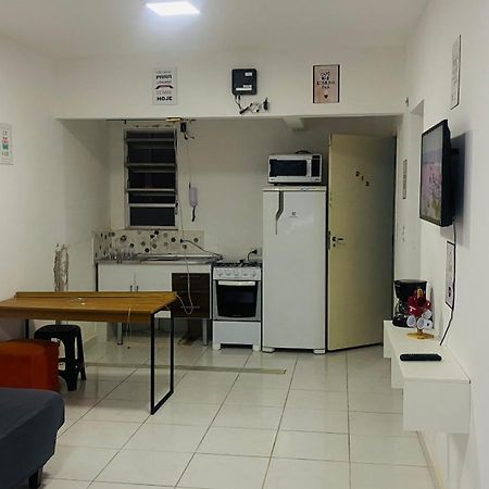 Apartamento Kit Net Pe Na Areia Praia Grande  Zewnętrze zdjęcie