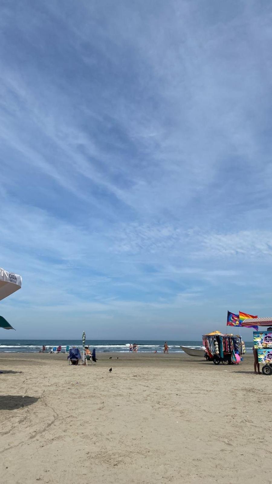 Apartamento Kit Net Pe Na Areia Praia Grande  Zewnętrze zdjęcie